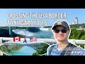 Crossing the US-CANADA BORDER BY FOOT at Niagara Falls Rainbow Bridge