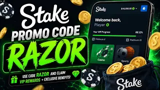 Stake Promo Code "RAZOR" — Daily rewards + 100% Deposit Bonus! (STAKE PROMO CODE 2026)