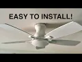 Ceiling Fan Install Made Easy Swap Out That Old Light Fixture Easy Step-by-Step DIY