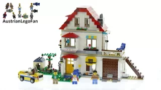 Lego Creator 31069 Modular Family Villa - Lego Speed Build Review