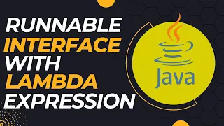 Thread class using lambda expression Runnable interface