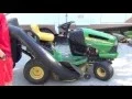How To Remove A Bagger On A John Deere 100 Series 125 Automatic