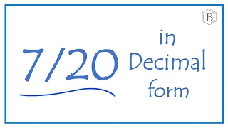 as a Decimal