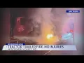 Tractor-trailer catches fire on Capital Beltway in Montgomery County