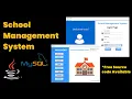 School Management System project in Java Free source code available College Project