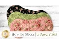 How to Make a Flannel Burp Cloth a Shabby Fabrics Sewing Tutorial