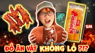 Thử thách ăn các loại snack Trung Quốc khổng lồ trên ô tô. MisThy "gặp nạn" với món thứ 5!?