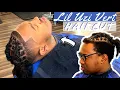 How To Mid Bald Fade with Dreads Lil Uzi Vert Type Haircut Barber Tutorial First Time Client