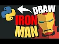 Draw Iron Man Using Python Turtle