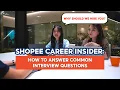 Common Interview Questions and Answers Shopee Career Insider