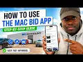 How To Use the Mac Bid App Step-By-Step Beginner Guide