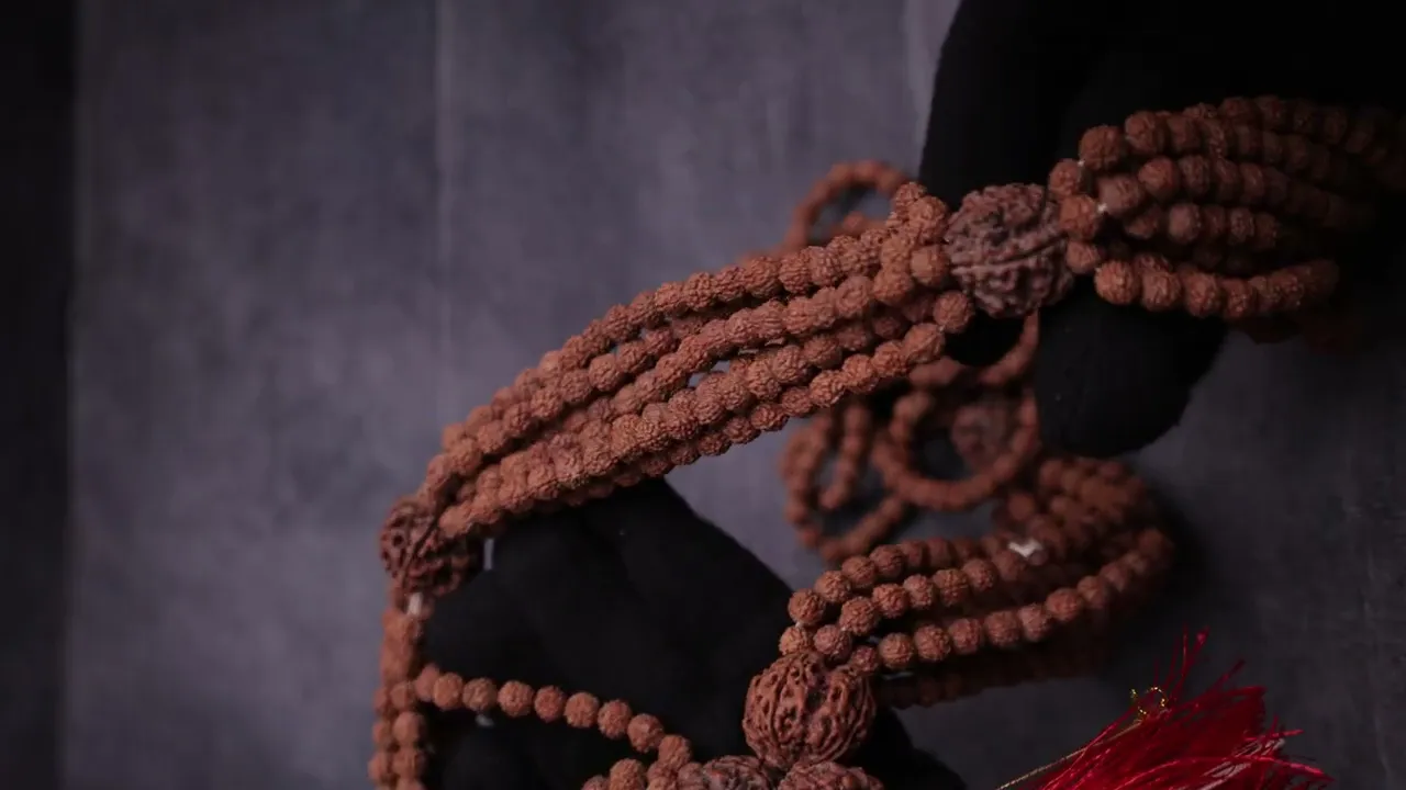 1008 Rudraksha Kantha Mala – Spiritual Meditation Beads for Focus & Protection