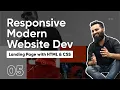 Landing Page With HTML CSS 05 Sheryians Coding School Modern