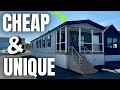 VERY DIFFERENT single wide mobile home AFFORDABLE Prefab House Tour