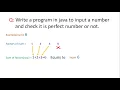 Perfect Number Checking In Java Programming Language Part-11