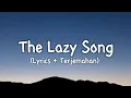 Bruno Mars - The Lazy Song Terjemahan