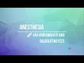 How to calculate Anesthesia fees for a given GPCI location with iCoder