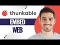 How To Embed A Web View Component Using Thunkable Step-by-step