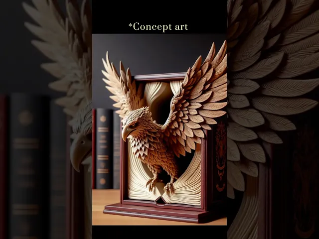 Lion Emerging- Gryffindor Inspired Book Nook video thumbnail