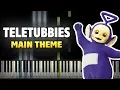 Download Lagu Teletubbies - Main Theme Intro Piano Tutorial (Sheet Music + midi)
