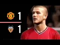 Manchester United v Valencia Champions League Highlights February 2001