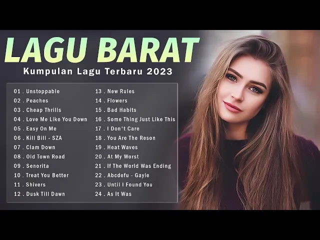 Download MP3 30 Top Hits Lagu Barat 2023 - Spotify Playlist Viral Tiktok