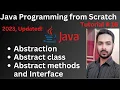 Tutorial 16 Abstraction in Java Abstract class - Abstract methods and Interface in java