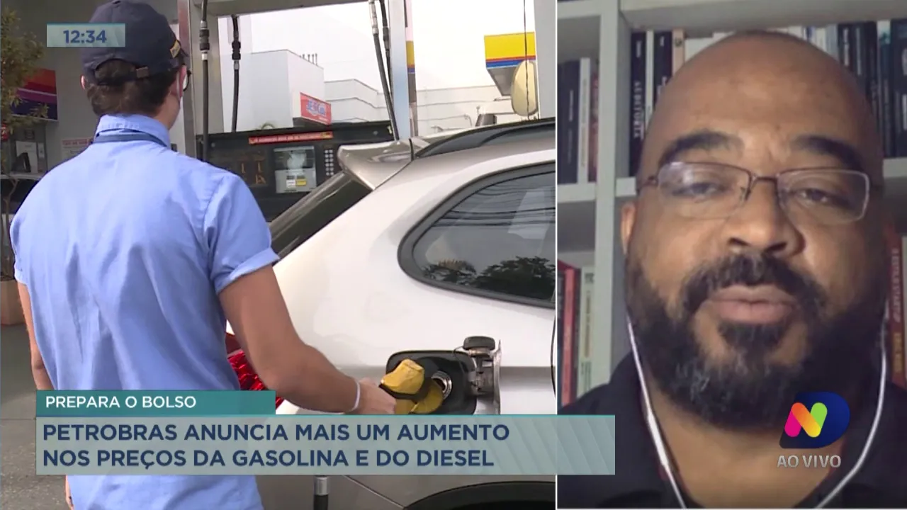 Petrobras anuncia mais um aumento nos preços da gasolina e do diesel