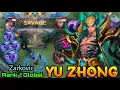 Download Lagu Yu Zhong Perfect SAVAGE!! - Top 1 Global Yu Zhong Zarkovic - Mobile Legends: Bang Bang
