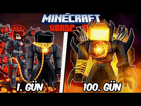 Video Thumbnail: Hardcore Minecraft'ta TITAN TV MAN Olarak 100 Gün Geçirmemin Hikayesi...