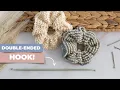 Quick Crochet Hair Scrunchies with a Double-Ended Crochet Hook