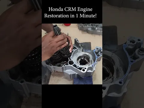 Honda CRM Engine Restoration in 1 Minute! 🔧🔥