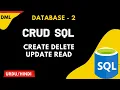 Create Update Delete Select insert commands DML CRUD in SQL Jawad Aslam