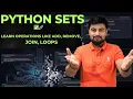 08 Python Sets Learn Add Remove Join Loop More Beginner s Tutorial
