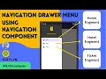 Navigation Drawer Menu - Navigation component Android studio Kotlin