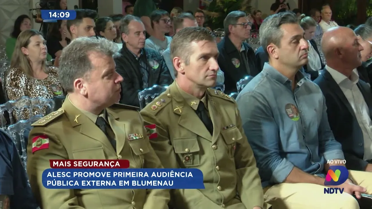Alesc realiza audiência pública para mais segurança em escolas