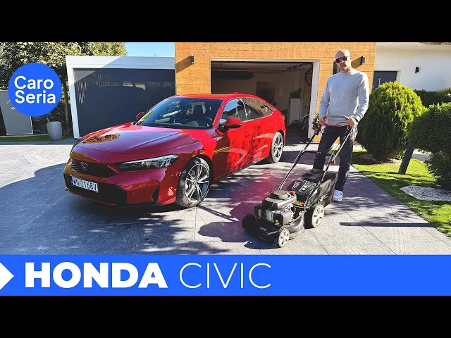 Honda Civic, czyli wcale nie tęsknię za kosiarką! (TEST PL/ENG 4K) | CaroSeria