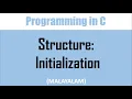 Initializing a structure variable in C Malayalam tutorial