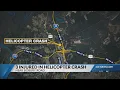 3 hurt after medical helicopter crashes in Easter NC