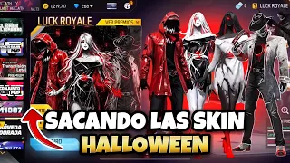 🔥SACANDO LA RULETA DE TOKENS DE HALLOWEEN🎃 ABRIGO DE SANGRE EL HOMBRE DEL SOMBRERO en freefire