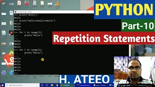 PYTHON Part-10 Repetition Statements