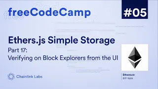 Verify on Block Explorers From the UI Ultimate Web3 Solidity Javascript Course Lesson 5 Pt 17