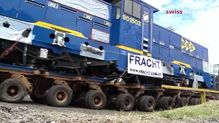 Empresa suíça vende maior locomotiva do mundo ao Brasil