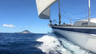 ep59 – Sailing St. Eustatius – Hallberg-Rassy 54 Cloudy Bay –  Jan 2019