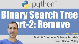 Python Binary Search Tree part-2 Remove