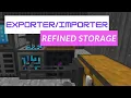 How to Import and Export items from External Storage Units
