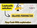 LeetCode Island Perimeter Solution Explained - python