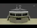 Modular Camp Wall Command Center assembly An Action Figures Diorama