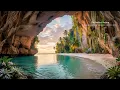 Gentle Ocean Waves at a Hidden Tropical Cave Beach | Deep Sleep & Total Relaxation