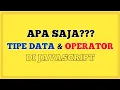tutorial javascript di android dengan aplikasi acode 05 tipe data dan operator 05